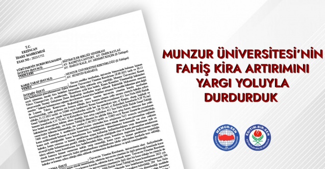 Kamudaki fahiş kira artırımına yargı dur dedi!