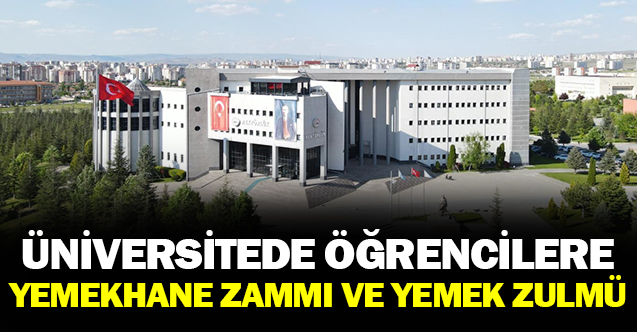 Öğrencilere ceza gibi yemekhane zammı