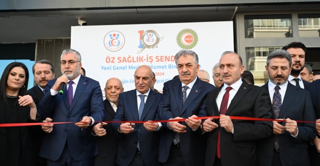 Öz Sağlık-İş Sendikasının Genel Merkez Binası Açıldı
