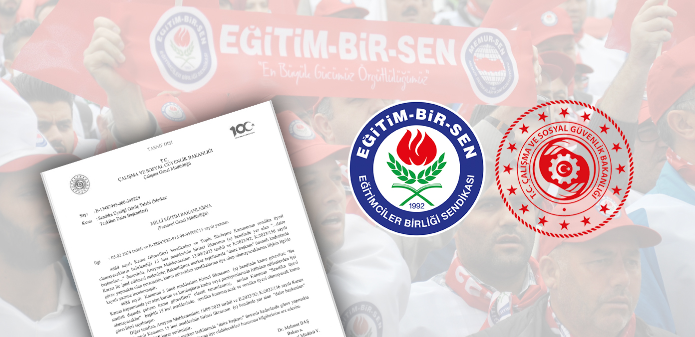 Daire Başkanları sendikalara üye olabilecek