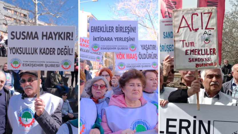 Emeklilerin öfkesi sokağa taştı: 'Emekliyi soyana oy moy yok'