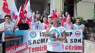 Eğitim Bir Sen İl MEM Önünde Eylem Yaparak İUP Programını Protesto Etti