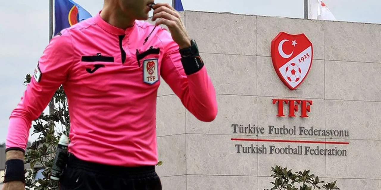 TFF'den O  Hakemlere Men Çıktı