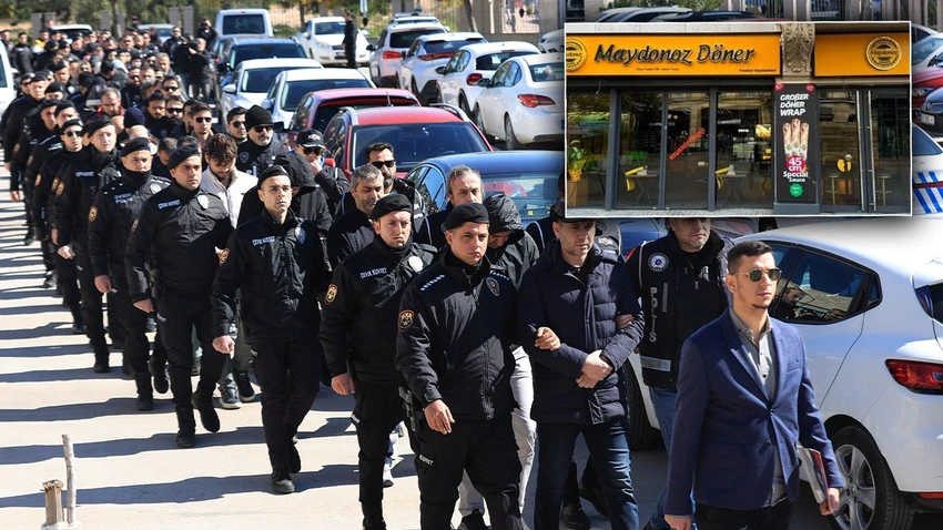 Maydonoz Döner soruşturmasında 15 kişi tutuklandı