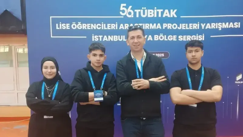Lise öğrencilerinden Tübitak'ta büyük başarı