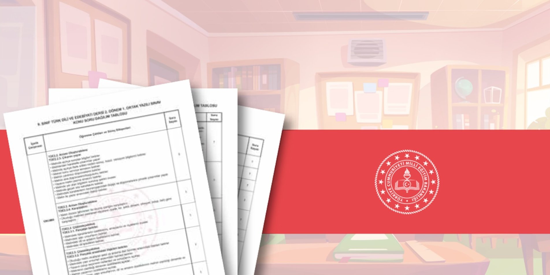 MEB Ortak Sınav Soru ve Konu Dağılımlarını Yayınladı