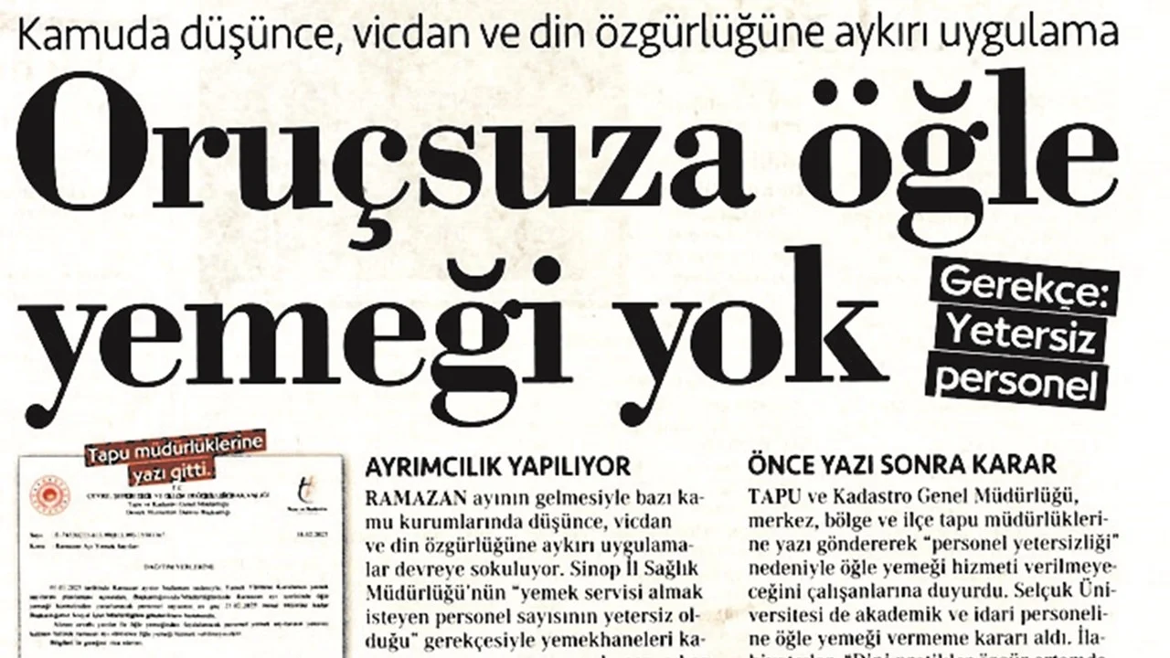 Laiklik başlarına vurdu