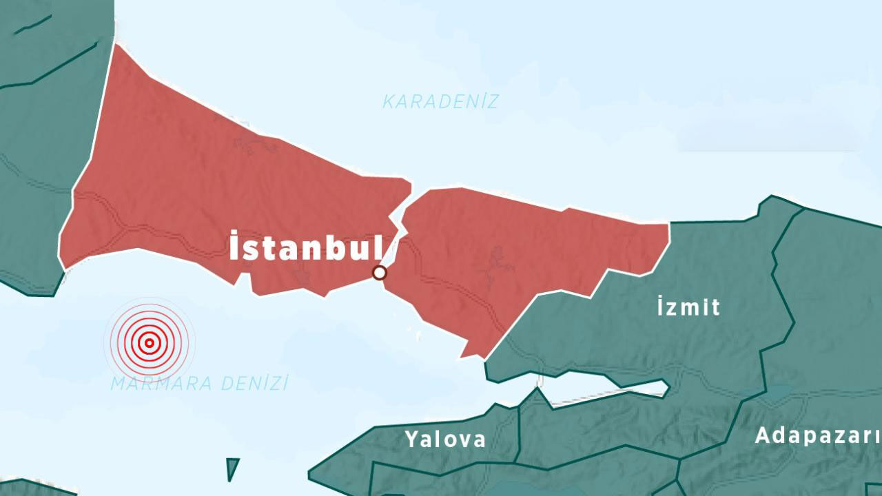 AFAD deprem raporunu açıkladı! İstanbul'da 15 km'lik fay hattı kırıldı