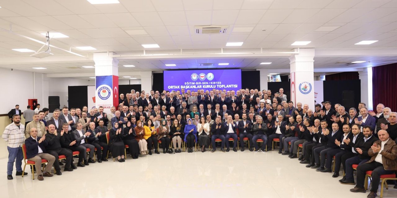 Eğitim Bir Sen ve KIBTES Kıbrıs'tan Birlik Beraberlik Mesajı Verdi