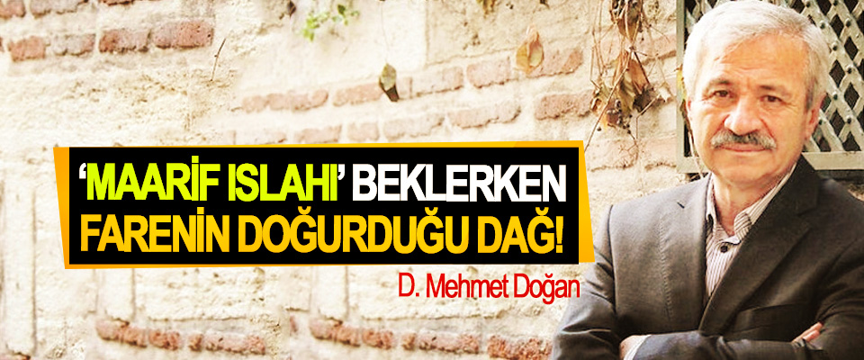 MEB'e Bir Reform Eleştirisi Daha