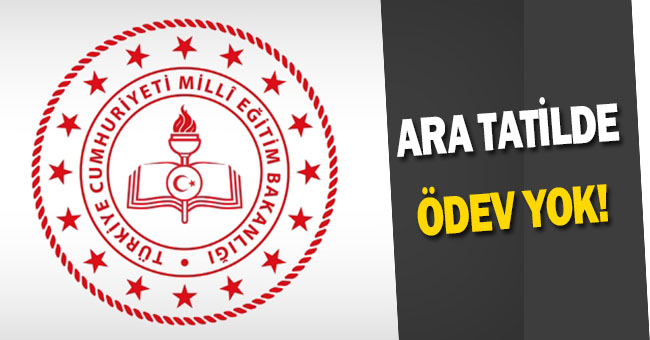 MANİSA'DA ARA TATİLDE ÖDEV YOK