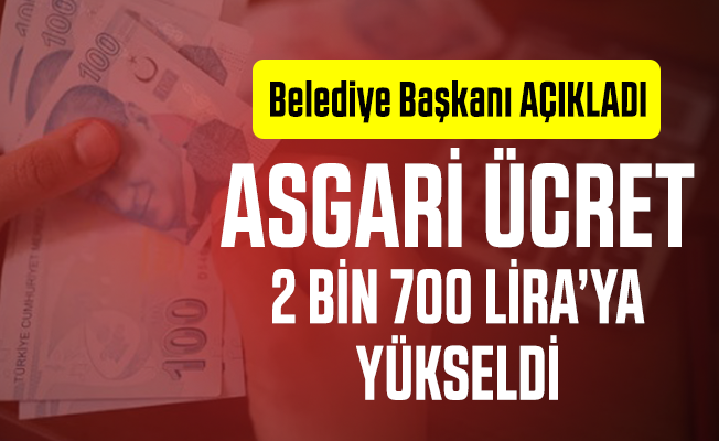 Belediye Başkanı Açıkladı Maaşlar 2bin 700 Tl Oldu