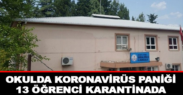 Okulda koronavirüs paniği!