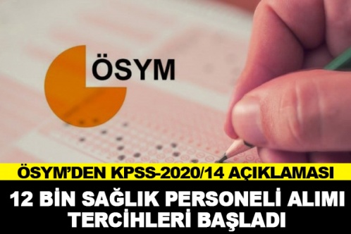 Sağlık Bakanlığı 12 Bin Personel Alımı Tercihleri Başladı