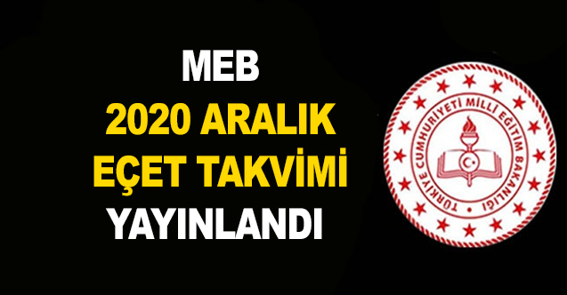 MEB Erken Çocukluk Eğitim Takvimi (EÇET) Aralık