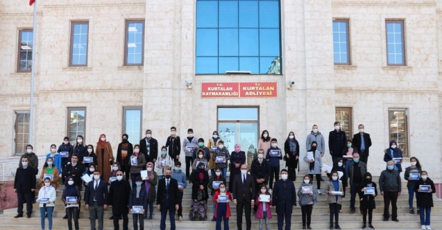 Kurtalan’da öğrencilere tablet desteği