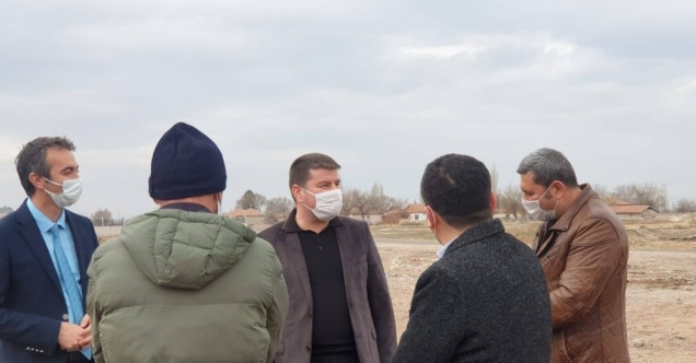 Başkan Dinçer çalışmaları yerinde inceliyor