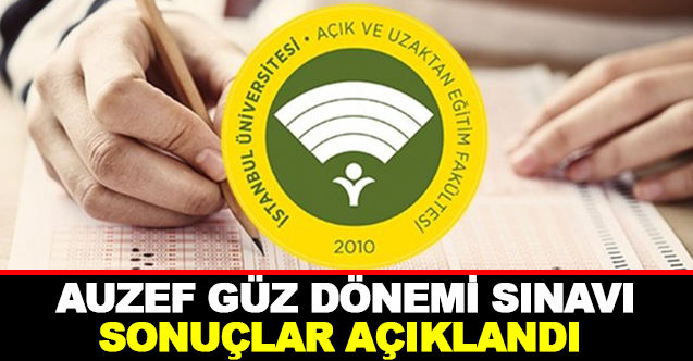 Auzef Sınav Sonuçları Açıklandı
