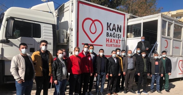 Sağlık-Sen Şırnak Şubesinden kan bağış kampanyasına destek