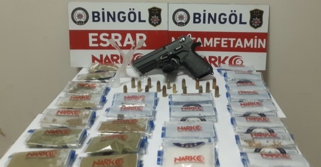 Bingöl’de baskınla yakalanan uyuşturucu taciri tutuklandı
