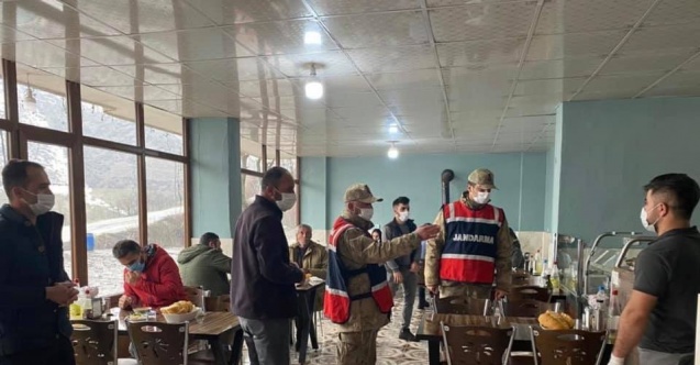 Uludere’de korona virüs denetimi