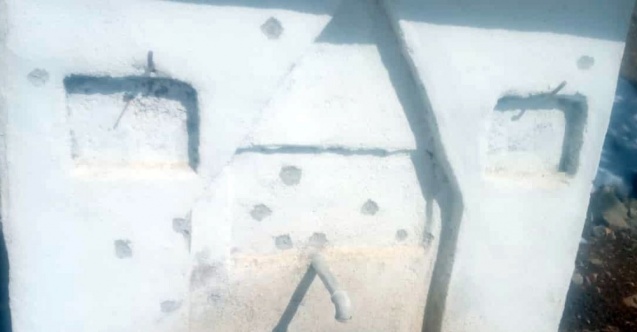 Magandalar bu kez çeşmeyi hedef aldı