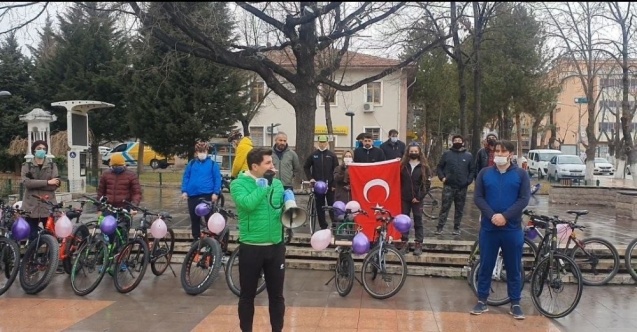 Çankırı’da pedallar kadınlar için çevrildi