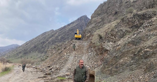Başkan Alihan Babat köylülerin yayla yolu sorununu çözüyor