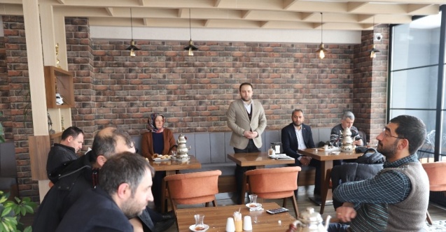 AK Parti Ardahan İl Başkanı Koç, basın mensuplarıyla bir araya geldi