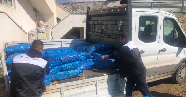 Çanakkale’de şehit ve gazi ailelerine kömür yardımı