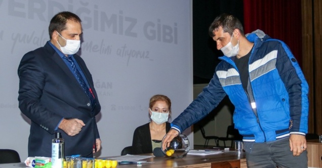 Biga Belediyesi toplu konutlarında kuralar çekildi