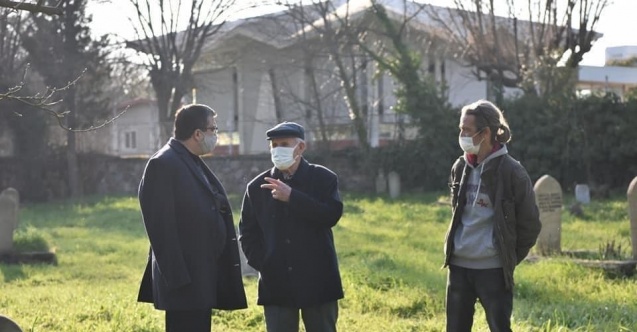 Çan Belediyesi tarihi mezarlığı açık havuz kent kütüphanesine dönüştürmek için proje hazırladı