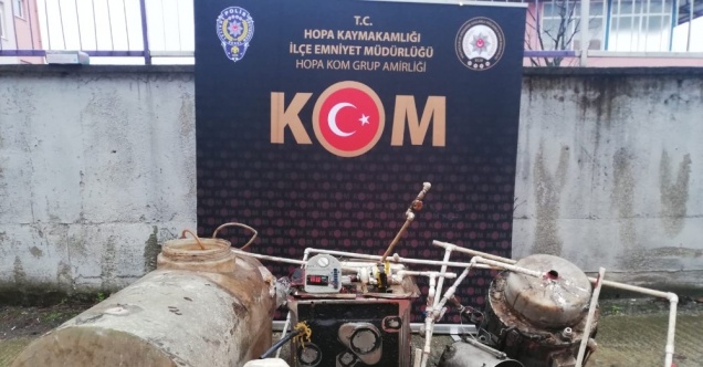 Artvin’de sahte içki operasyonu