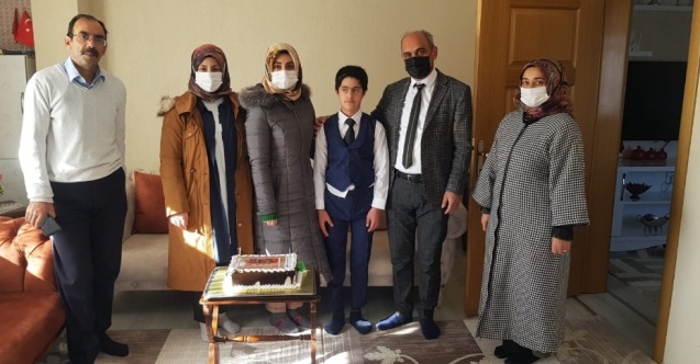 Down sendromlu Muhammed’e doğum günü sürprizi