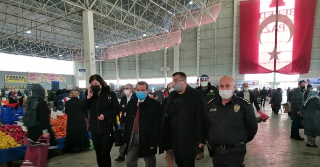 Çan’da artan vakaların ardından pazar yeri denetimleri arttırıldı