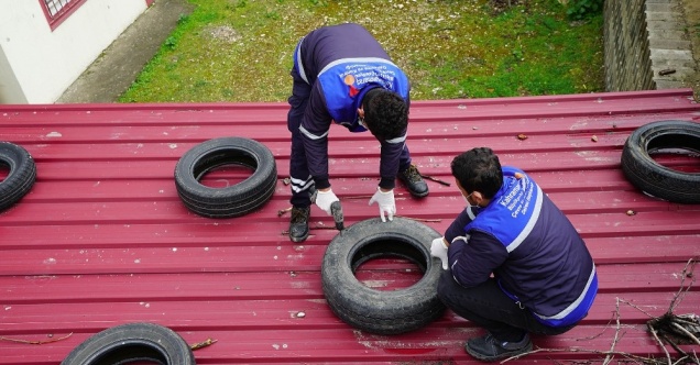 Kahramanmaraş atık araç lastiklerinden temizleniyor