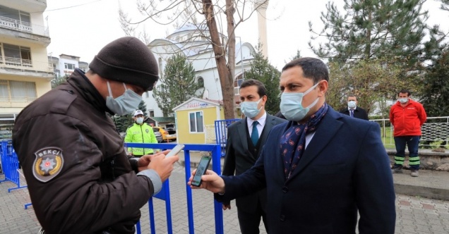 Vali Masatlı, semt pazarına HES koduyla girdi