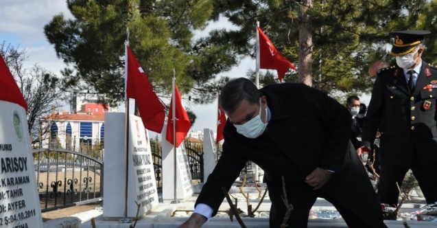 Karaman’da Şehitleri Anma Günü ve Çanakkale Zaferi’nin 106. yıldönümü etkinlikleri