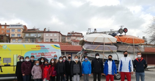 Eğirdirli yelkenciler Bodrum’dan 4 madalyayla döndü