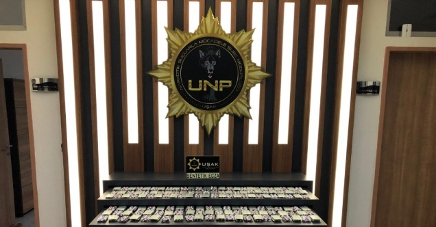 Uşak’ta narkotik ekipleri 4 bin 536 adet uyuştucu hap ele geçirdi