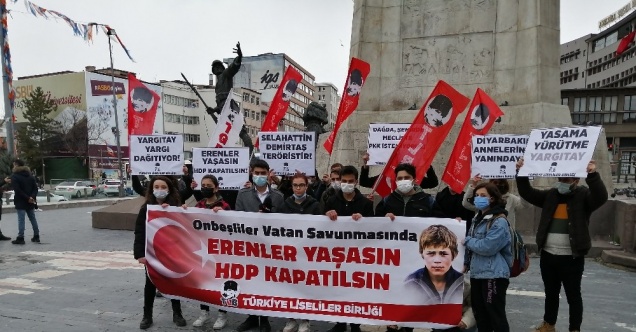 Liselilerden HDP kapatılsın talebi