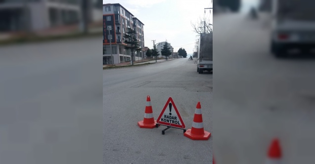 Burdur’da 170 araç sürücüne hız cezası