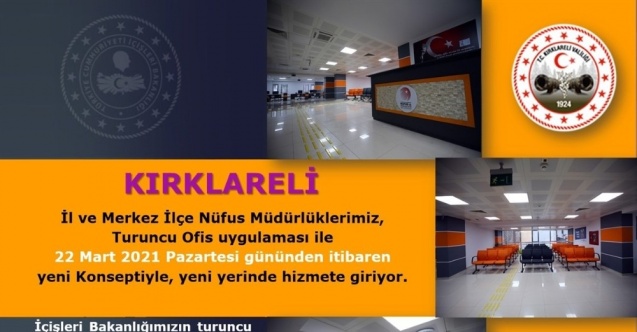 Kırklareli’nde yeni konsepti ile İl Nüfus Müdürlüğü hizmete giriyor