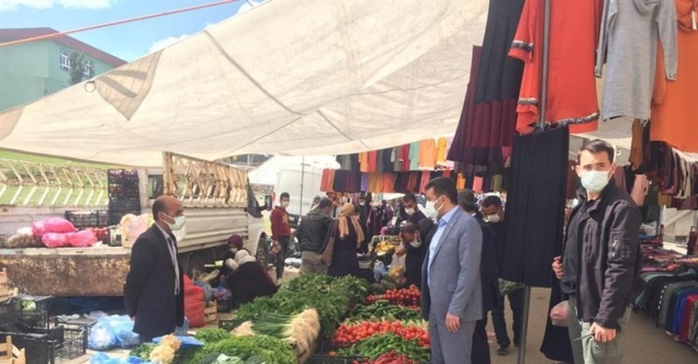 Gercüş’te korona virüs denetimleri sürüyor