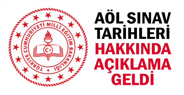 MEB'den AÖL Sınav Tarihleri Duyurusu 2021 2. Dönem