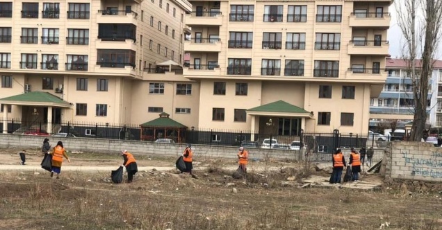 Iğdır’da cadde ve sokak temizliği