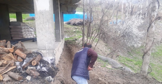 Şenoba’da altyapı çalışmaları sürüyor