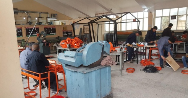 Mardin’de meslek liseleri üretim merkezlerine dönüşüyor