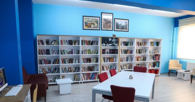 Isparta’da meslek liselerinin kütüphaneleri modern hale getiriliyor