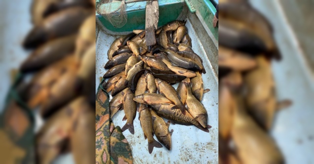 Kaçak balık avına 5 bin 455 lira ceza